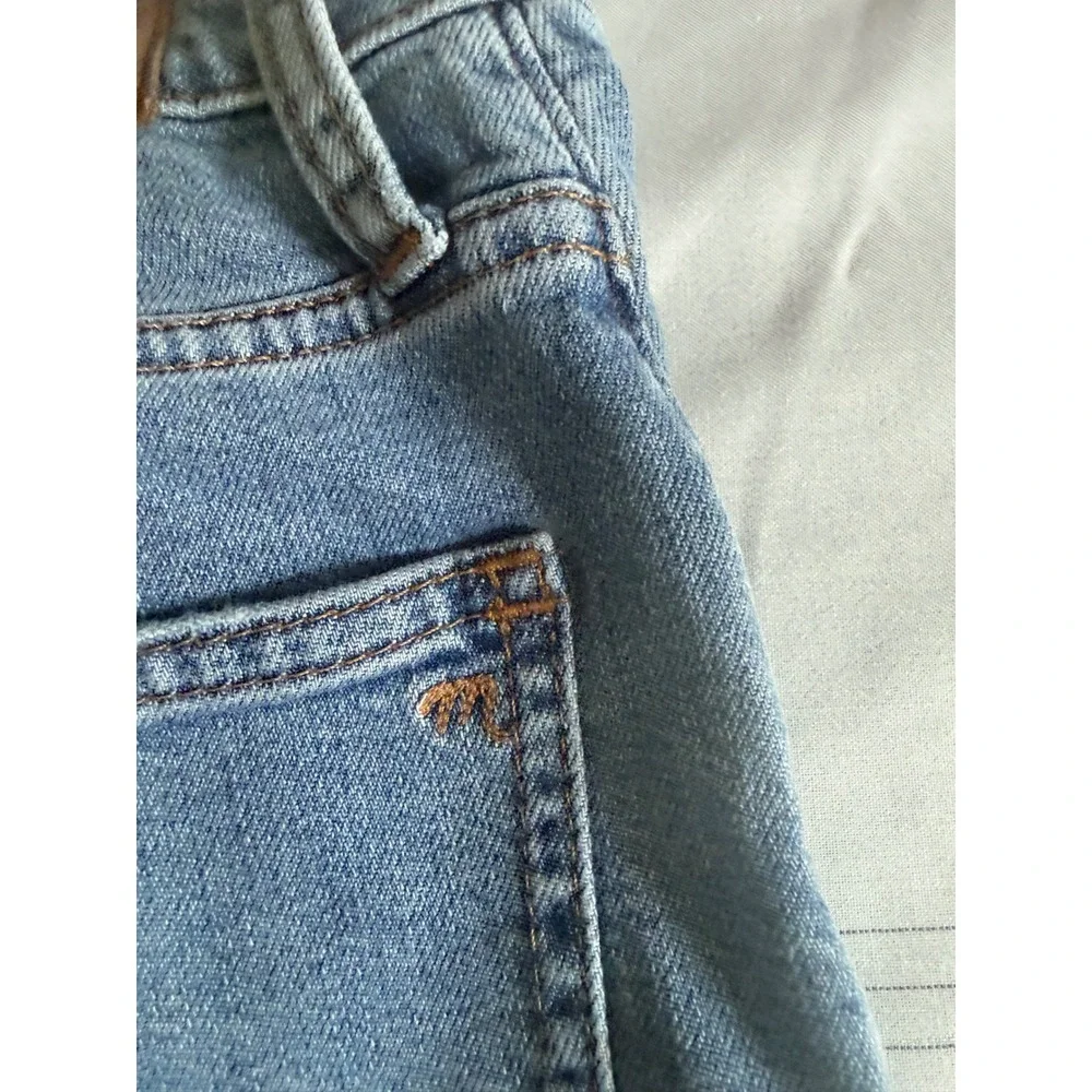 Madewell The Perfect Vintage Jean Medium Wash Raw Hem‎ High Rise Denim 25